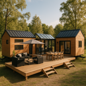 LA TINY DOUBLE AVEC ESPACE DE VIE